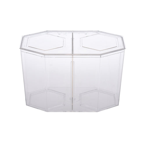 Small Fish Tank Aquarium Betta Box Breeder House with Divider Acrylic Transparent