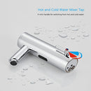 Bathroom Basin Faucet Sensor Faucet Automatic Sensor Touchless Faucet Induction Faucet Bathroom Sink Faucet Touchless Faucet Water Faucet Noble Copper Sink Tap Bathroom Fixtures Hot & Cold Faucet