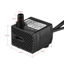 180L/H 2.5W Submersible Water Pump with 4 LED Light Ultra Quiet for Pond Aquarium Fish Tank Tabletop Fountain Hydroponics 4.9ft (1.5m) Power Cord