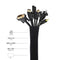 Cable Concealer Management Sleeve Wire Organizer for TV Computer Fridge Neoprene Cord Cover Cable Hider Protector Zipper Design 50cm