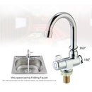 Deck/Wall Mounted Rotating RV Faucet High-end Kitchen Faucet for Camper Recreational Vehicle Motorhome Travel Trailer