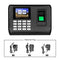 Biometric Fingerprint Password Attendance Machine Employee Checking-in Recorder 2.4 inch TFT LCD Screen DC 5V Time Attendance Clock