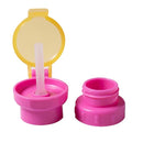 Baby Straw Lid Portable Converts to Bottle Snap Cap Infant Spill-proof Straw with Cap for   Toddles Babies