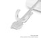 Cute Cat Spoon Long Handle Mini Flatware Coffee Stainless Steel Drinking Seasoning Tools Hanging Up Teaspoon Kitchen Gadget 11.8*1.8 cm Ice Cream Desert Tea Spoons