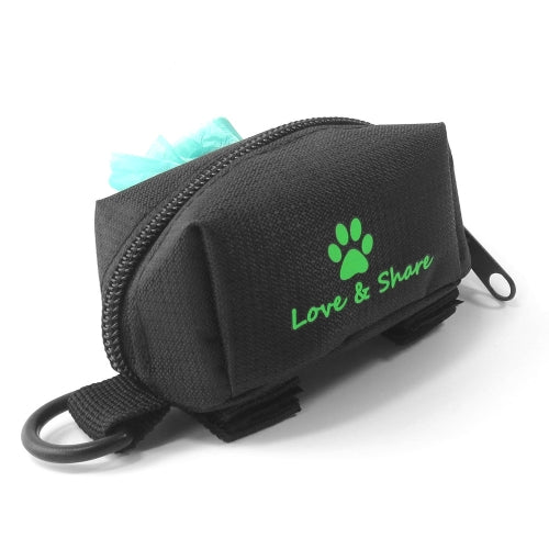 Pet Poop Bag Holder Leash Attachment Waste Bag Dispenser Adopt for Oxford Cloth for Dogs Cats Running Walking Training Hiking Accessory