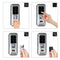 Single Open Door Fingerprint Lock Fingerprint & Touchscreen Smart Lock Digital Glass Door Lock