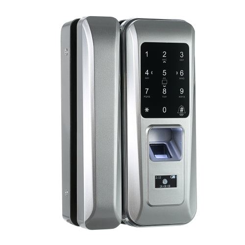 Single Open Door Fingerprint Lock Fingerprint & Touchscreen Smart Lock Digital Glass Door Lock