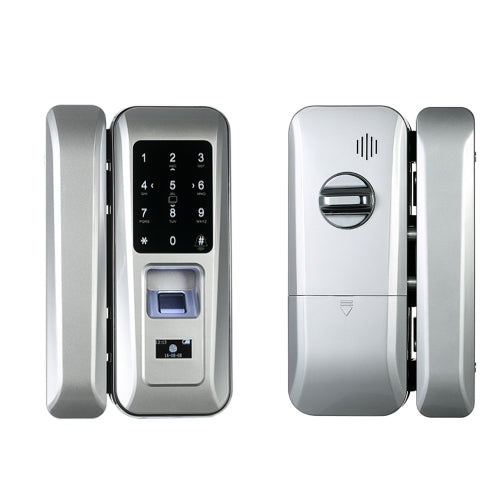 Single Open Door Fingerprint Lock Fingerprint & Touchscreen Smart Lock Digital Glass Door Lock