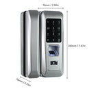 Single Open Door Fingerprint Lock Fingerprint & Touchscreen Smart Lock Digital Glass Door Lock