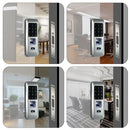 Single Open Door Fingerprint Lock Fingerprint & Touchscreen Smart Lock Digital Glass Door Lock