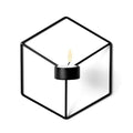 Nordic Style 3D Geometric Candlestick Metal Wall Candle Holder Sconce Home Decor