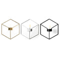 Nordic Style 3D Geometric Candlestick Metal Wall Candle Holder Sconce Home Decor