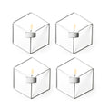 Nordic Style 3D Geometric Candlestick Metal Wall Candle Holder Sconce Home Decor