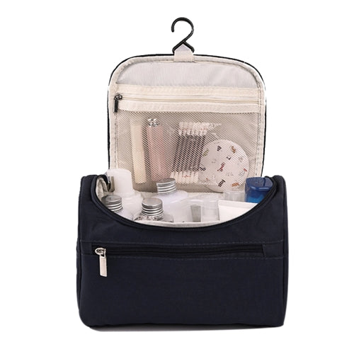 Women Travel Makeup Bag Multifunction Cosmetic Bags Polyester Fashion Waterproof Storage Toiletry Bag Organizer Men （navy blue）