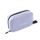 Portable Waterproof Toiletry Bag Polyester Fold Travel Cosmetic Makeup Organizer Wash Shaving Zipper Suspension Bag accessorie Supplies Organizer (Black)