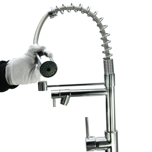 Pull Out Single Linked Kitchen Water Faucet Hot and Cold Crane Kitchen Tap Waterfall Faucets