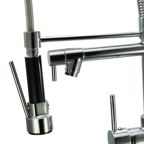 Pull Out Single Linked Kitchen Water Faucet Hot and Cold Crane Kitchen Tap Waterfall Faucets