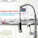 Pull Out Single Linked Kitchen Water Faucet Hot and Cold Crane Kitchen Tap Waterfall Faucets