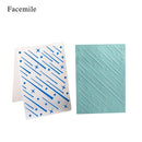 1PCS Decorative Frame Embossing Folder Plastic Template Textured Impressions for Scrapbooking Photo Card Craft Making Cake Decoration