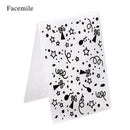 1PCS Decorative Frame Embossing Folder Plastic Template Textured Impressions for Scrapbooking Photo Card Craft Making Cake Decoration