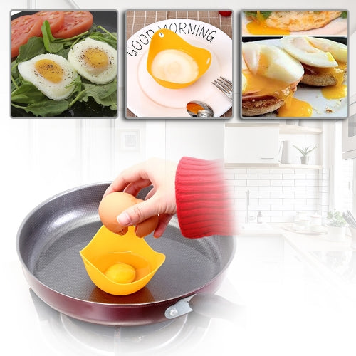 Silicone Egg Poachers Cups Eggs Boiler Poaching Poach Cup Pods Mould Cookware  Kitchen Tool Pancake Baking Cups