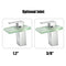 Power LED Bathroom Basin Water Faucet Hot and Cold Crane Basin Tap Waterfall Faucets