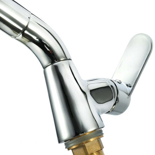 European-style Pull Out Single Connection Bathroom Tap Stud Installation Rotatable Sink Water Faucet