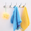 Wall Mounted Hook Rack Coat Hanger Multifunctional Hanging Hook Stainless Steel Hooks Space-saving Coat and Hat Hook