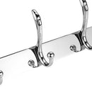 Wall Mounted Hook Rack Coat Hanger Multifunctional Hanging Hook Stainless Steel Hooks Space-saving Coat and Hat Hook