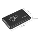 125KHz & 13.56MHz USB Proximity & Contactless Smart RFID Card Reader Dual Frequency Programmable Desktop Card Reader for MIFARE EM