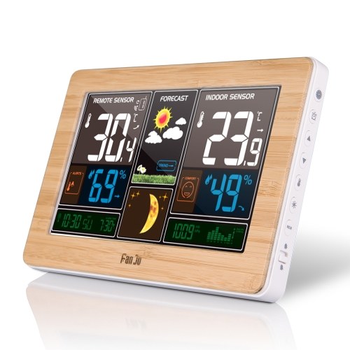 FanJu Wireless Weather Station Alarm Clock