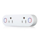 Pack of 2 Mini 2 in 1 WIFI Smart Plug Socket Wireless