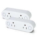 Pack of 2 Mini 2 in 1 WIFI Smart Plug Socket Wireless