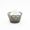 50pcs/set Paper Cupcake Wrappers Laser Cut Lace Cake Cup Liners Trays Baking Decorations Supplies--White