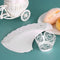 50pcs/set Paper Cupcake Wrappers Laser Cut Lace Cake Cup Liners Trays Baking Decorations Supplies--White