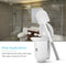 CHUANGDIAN Wall-mounted Hideaway Toilet Brush and Holder Bathroom Toilet Bowl Cleaning Tool