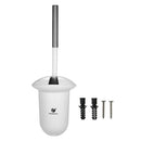 CHUANGDIAN Wall-mounted Hideaway Toilet Brush and Holder Bathroom Toilet Bowl Cleaning Tool