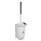 CHUANGDIAN Wall-mounted Hideaway Toilet Brush and Holder Bathroom Toilet Bowl Cleaning Tool