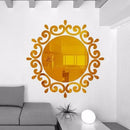 DIY Acrylic Solid Mirror Wall Sticker Bathroom Porch Ceiling Decoration Stickers