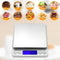 500/0.01g Accurate Kitchen Scale High-precision Jewelry Scale Mini Food Scale Electric Kitchen Scale with Two Trays Kitchen Baking Scale Pocket Scale