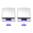 500/0.01g Accurate Kitchen Scale High-precision Jewelry Scale Mini Food Scale Electric Kitchen Scale with Two Trays Kitchen Baking Scale Pocket Scale