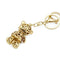 Zinc Alloy Rhinestone Key Chain Hollow Shining Key Ring with Clip Hook Handbag Purse Car Pendant Ornament Decor--Elephant