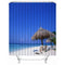 Simulation 3D Seaview Natural Scenery Waterproof Shower Curtain Drapes of Bathroom Toilet with Hooks