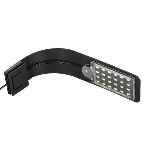 10W Ultra-thin Aquarium LED Light Ultra Bright Clip-on Lighting Lamp 24 LEDs for Aquarium Fish Tank