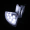 USB Aquarium LED Fan-shaped Clamp Lamp with 8pcs High Light SMD5730 LEDs Fish Tank White Light