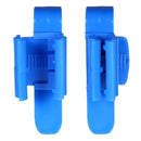 2pcs Multi-functional Hose Holder Blue Plastic Adjustable Fish Tank Aquarium Filtration Bucket Mounting Clip for 8-16mm Water Pipe/Tube