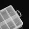 Transparent Plastic 14 Grids Box Tools Baits Jewelry Needle and Thread Storage Organizer for Display Collection