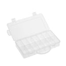 Transparent Plastic 14 Grids Box Tools Baits Jewelry Needle and Thread Storage Organizer for Display Collection