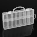 Transparent Plastic 14 Grids Box Tools Baits Jewelry Needle and Thread Storage Organizer for Display Collection