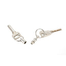 2 Pcs Detachable Pull Apart Key Rings Keychains